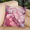 Liquid Mauve Abstract Throw Pillow By Spacefrog Designs