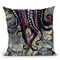 Metallic Ocean Ii Throw Pillow By Spacefrog Designs