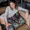 Metallic Ocean Ii Throw Pillow By Spacefrog Designs