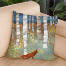 Autumn Fox Throw Pillow By Spacefrog Designs