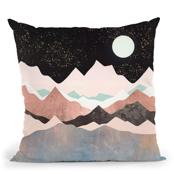 Midnight Stars Throw Pillow By Spacefrog Designs