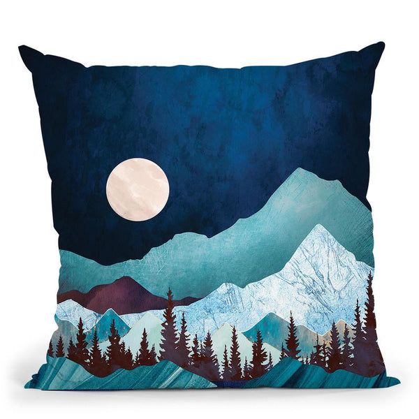 Moon Bay Throw Pillow By Spacefrog Designs