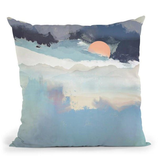 Mountain Dream Throw Pillow By Spacefrog Designs