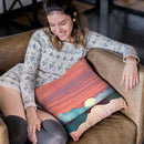 Pinkoasis Throw Pillow By Spacefrog Designs