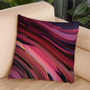 Plum Abstract Throw Pillow By Spacefrog Designs