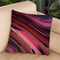 Plum Abstract Throw Pillow By Spacefrog Designs