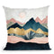 Plush Peaks Throw Pillow By Spacefrog Designs