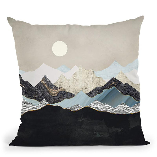 Silent Dusk Throw Pillow By Spacefrog Designs