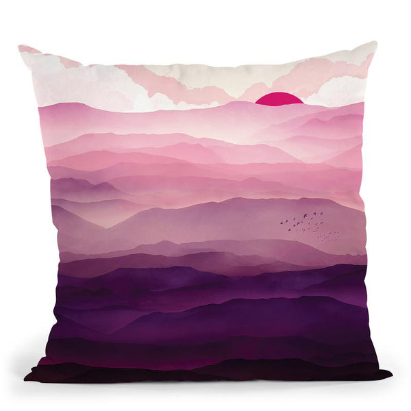 Ultra Violet Day Throw Pillow By Spacefrog Designs