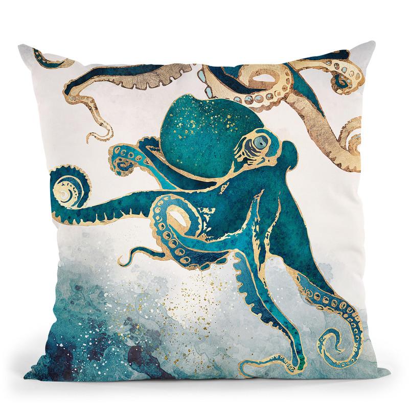 Underwater Dream V Throw Pillow By Spacefrog Designs
