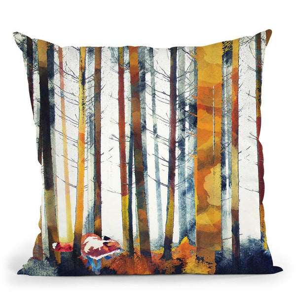 Autumn Hunt Throw Pillow By Spacefrog Designs