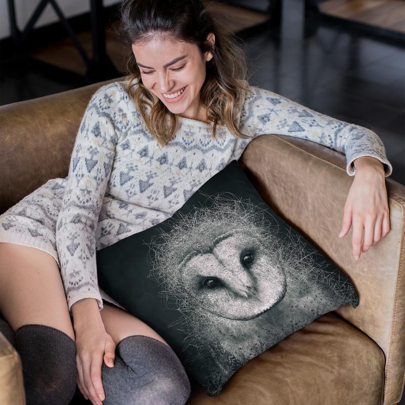Wisdom Throw Pillow By Spacefrog Designs