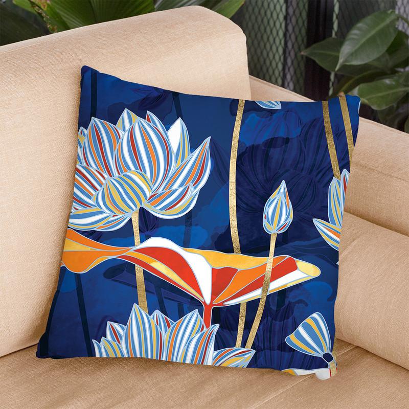 Bold Botanical Throw Pillow By Spacefrog Designs