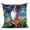 Boxer Throw Pillow by Aja Trier