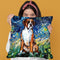Boxer Throw Pillow by Aja Trier