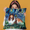 Collie Throw Pillow by Aja Trier