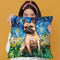 French Bulldog Fawn Throw Pillow by Aja Trier