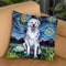 Great Pyrenese Throw Pillow by Aja Trier