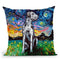 Great Dane Throw Pillow by Aja Trier