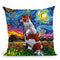 Kooikerhondje Throw Pillow by Aja Trier