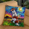 Kooikerhondje Throw Pillow by Aja Trier