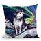 Malamute Throw Pillow by Aja Trier