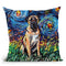 Mastiff Throw Pillow by Aja Trier