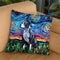 Pit Bull Throw Pillow by Aja Trier