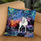 Regret Unicorn Throw Pillow by Aja Trier