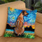 Rhodesian Ridgeback Throw Pillow by Aja Trier