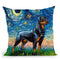 Rottweiller Throw Pillow by Aja Trier