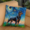 Rottweiller Throw Pillow by Aja Trier