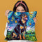 Rottweiller Ii Throw Pillow by Aja Trier