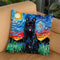Schipperke Throw Pillow by Aja Trier