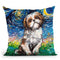Shih Tzu Night Throw Pillow by Aja Trier