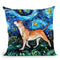 Staffordshire Bulldog Throw Pillow by Aja Trier