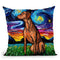Viszla Throw Pillow by Aja Trier