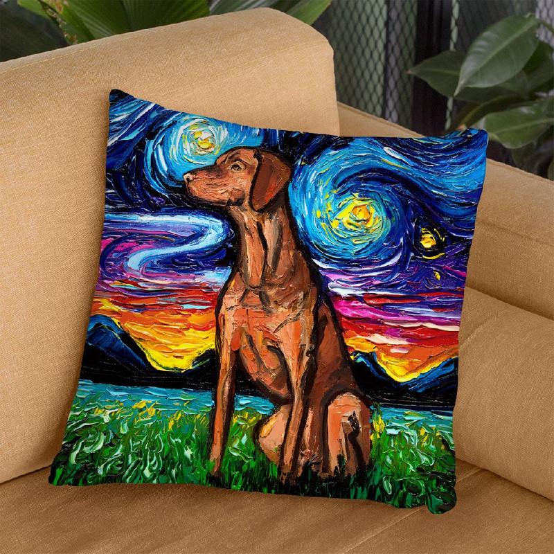 Viszla Throw Pillow by Aja Trier