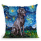Weimaraner Throw Pillow by Aja Trier