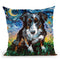 Australianepherd Throw Pillow by Aja Trier