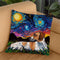 Beagle Mix Throw Pillow by Aja Trier