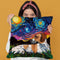 Beagle Mix Throw Pillow by Aja Trier