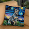 Blue Heeler Throw Pillow by Aja Trier