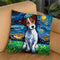 Jack Russel Terrier Throw Pillow by Aja Trier