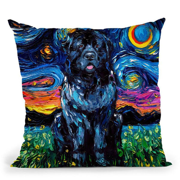 Newfoundland Throw Pillow by Aja Trier