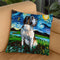 Saint Bernard Throw Pillow by Aja Trier
