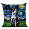 Boston Terrier Ii Throw Pillow by Aja Trier
