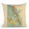 Baja California 1899 Throw Pillow By Adam Shaw