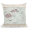 Fiji 1904 Cartog Throw Pillow By Adam Shaw