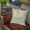 Florida Keys Lighthouse Map 1898 Throw Pillow By Adam Shaw